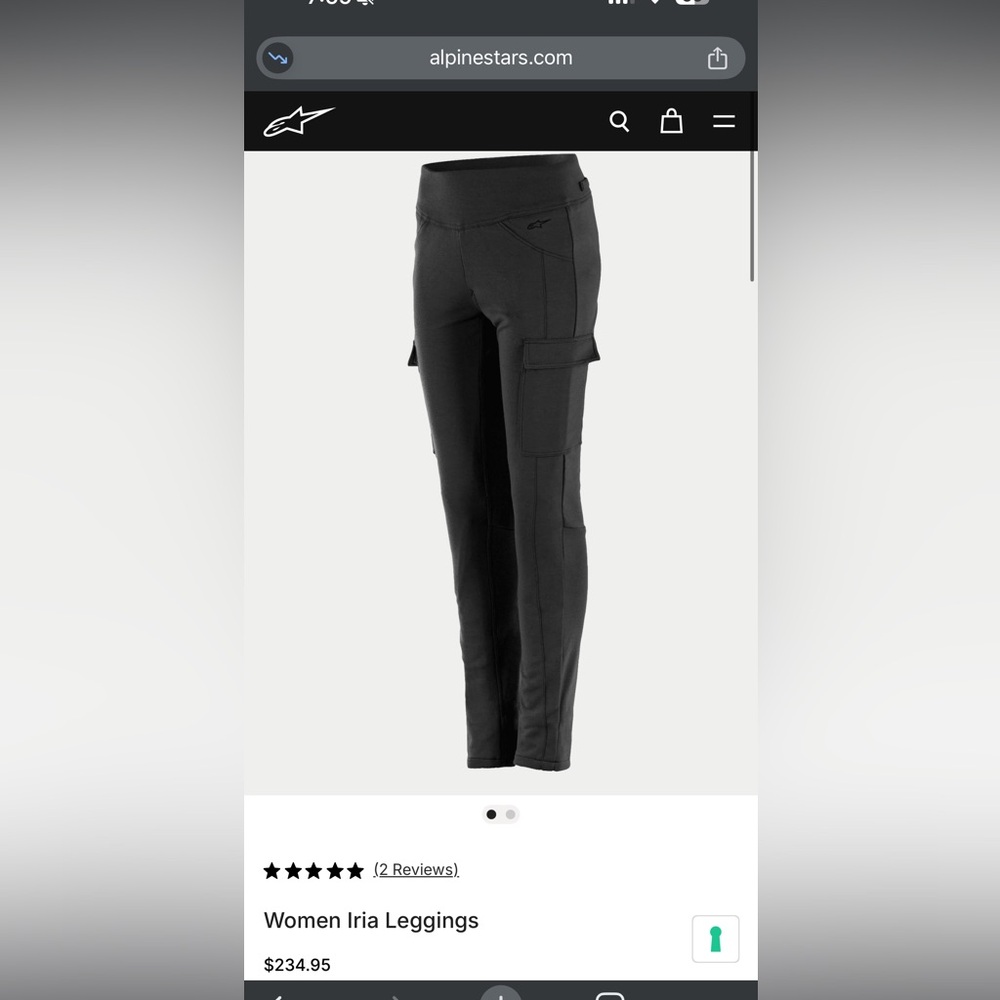 Alpinestars Women Iria Leggings in Black